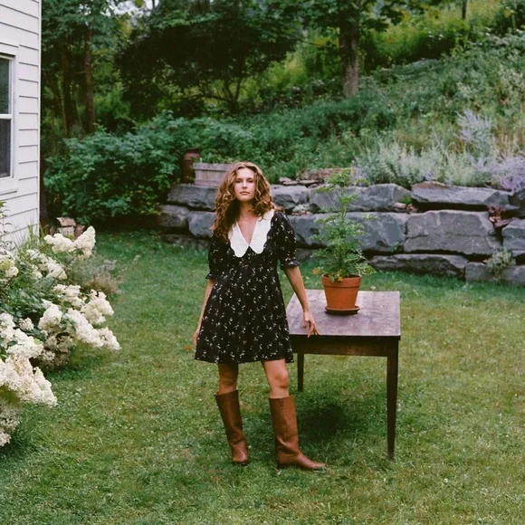 Christy Dawn Mischa Dress in Black and Cream - Picture 7 of 7